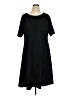Lands' End Solid Black Casual Dress Size 1X - photo 1