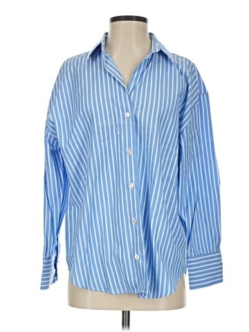 Zara Long Sleeve Button-Down Shirt (view 1)