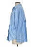 Zara Stripes Blue Long Sleeve Button-Down Shirt Size XS - photo 5