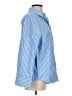 Zara Stripes Blue Long Sleeve Button-Down Shirt Size XS - photo 4