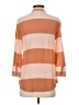 Fossil Color Block Orange 3/4 Sleeve Blouse Size XS - photo 2