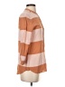 Fossil Color Block Orange 3/4 Sleeve Blouse Size XS - photo 4