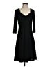 Travelsmith Solid Black Casual Dress Size S - photo 1