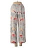 Soma Fair Isle Floral Graphic Hearts Paisley Gray Casual Pants Size S - photo 2