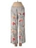 Soma Fair Isle Floral Graphic Hearts Paisley Gray Casual Pants Size S - photo 1