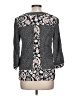 Boden 100% Viscose Gray 3/4 Sleeve Blouse Size 10 - photo 2