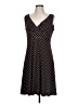 Ronni Nicole Polka Dots Black Casual Dress Size 10 - photo 1