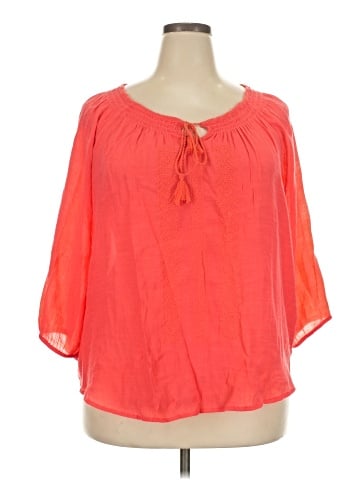 Carolyn Taylor 3/4 Sleeve Blouse (view 1)