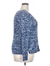 Lands' End 100% Cotton Tweed Blue Pullover Sweater Size 18 - photo 4