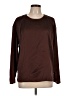 Express Brown Long Sleeve Blouse Size L - photo 1