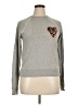 Stella & Dot Hearts Gray Sweatshirt Size 0X - photo 1