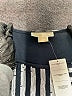 MICHAEL Michael Kors Stripes Silver Short Sleeve Top Size L (petite) - photo 7