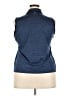 IZOD 100% Polyester Blue Sleeveless Blouse Size 2X (estimated) - photo 2