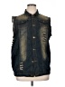 Assorted Brands Blue Denim Vest Size XXL - photo 1