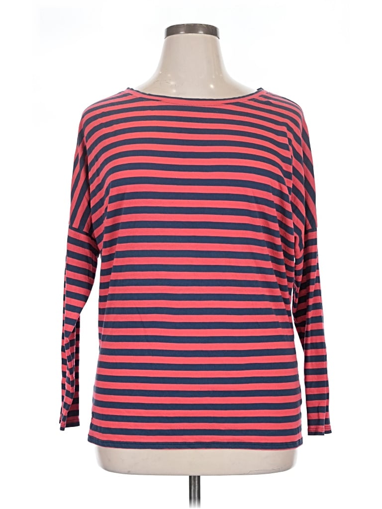 Pre-owned Lilly Pulitzer Long Sleeve T-shirt In Red