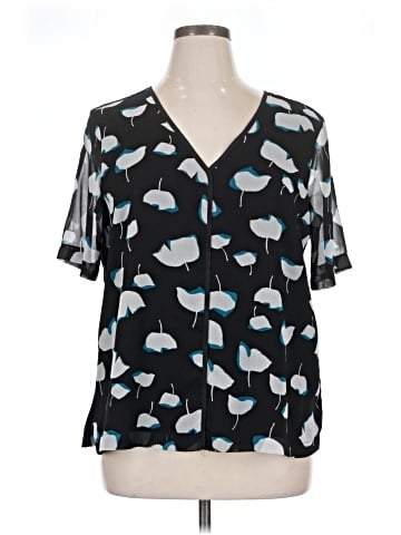 DKNY Short Sleeve Blouse (view 1)