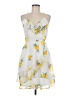 Japna 100% Polyester Tropical Yellow Cocktail Dress Size M - photo 1