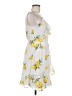 Japna 100% Polyester Tropical Yellow Cocktail Dress Size M - photo 4