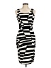 Love J Graphic Black Cocktail Dress Size M - photo 1