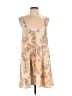 O'Neill Print Tan Casual Dress Size L - photo 1
