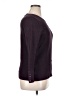 Ann Taylor LOFT 100% Cotton Solid Purple Pullover Sweater Size XL - photo 4