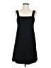 MNG Solid Black Casual Dress Size M - photo 1