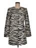 Talbots 100% Polyester Stripes Ivory Coat Size 8 - photo 1