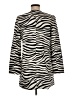 Talbots 100% Polyester Stripes Ivory Coat Size 8 - photo 2