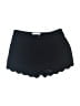 Sans Souci 100% Polyester Hearts Black Shorts Size S - photo 1