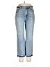 Joie 100% Cotton Chevron-herringbone Blue Jeans Size 30 waist - photo 1
