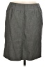 Etcetera Solid Gray Casual Skirt Size 6 - photo 1