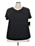 Xersion 100% Polyester Gray Short Sleeve Top Size 3X - photo 1