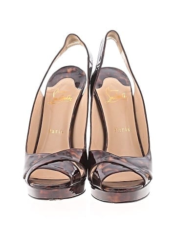 Christian Louboutin Patent Leather New Marpoil 120mm Heels  (view 2)