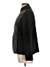 Weekends by Chico's Houndstooth Black Jacket Size L - photo 5