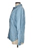SO 100% Lyocell Blue Long Sleeve Button-Down Shirt Size M - photo 5