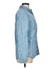 SO 100% Lyocell Blue Long Sleeve Button-Down Shirt Size M - photo 4