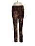 IMAN Animal Print Brown Leggings Size L - photo 1