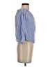 Timing 100% Cotton Blue 3/4 Sleeve Blouse Size S - photo 4