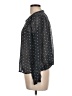 Glassons Polka Dots Black Long Sleeve Blouse Size 12 - photo 5