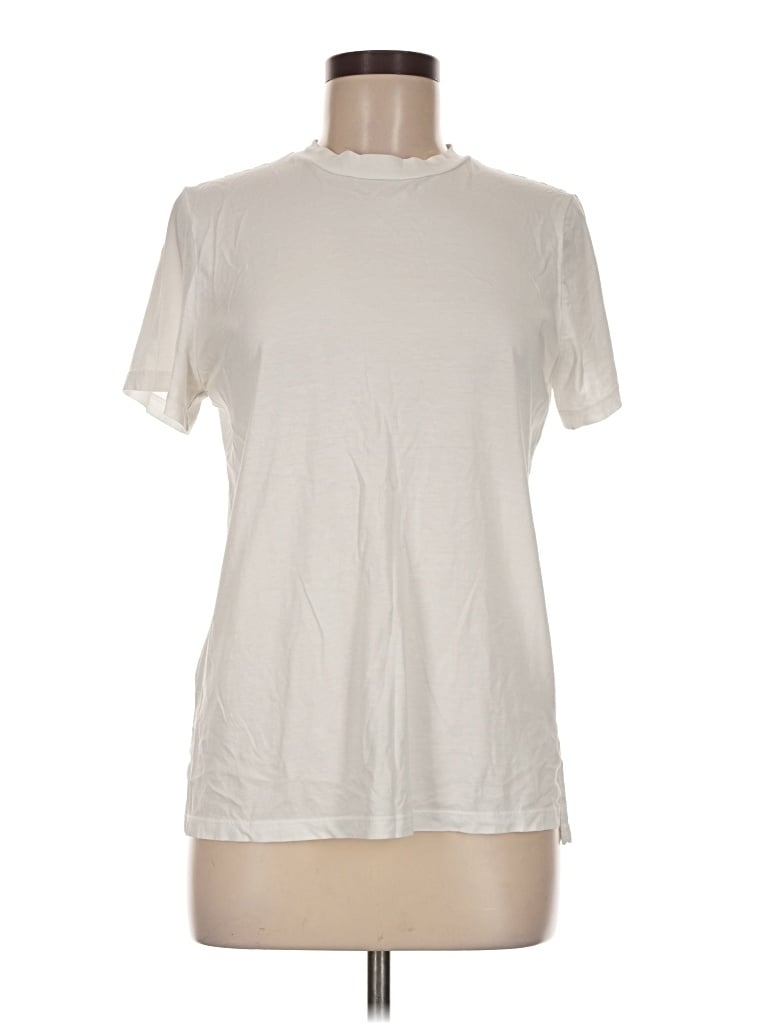 Pre-owned Lou & Grey Short Sleeve T-shirt In Ivory