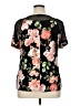 Atelier 100% Polyester Black Short Sleeve Blouse Size XL - photo 2