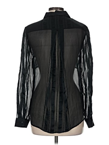 Le Superbe Long Sleeve Silk Top (view 2)