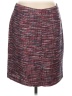 Halogen Tweed Burgundy Formal Skirt Size 12 - photo 2