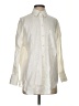 Zara Solid Ivory Long Sleeve Button-Down Shirt Size XS - photo 1