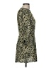 Zara Basic Paisley Green Cocktail Dress Size M - photo 4