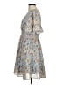 Max Studio Paisley Blue Casual Dress Size M - photo 5