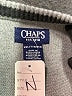 Chaps 100% Cotton Gray Pullover Sweater Size XXL - photo 7
