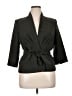 T. Milano 100% Polyester Green Blazer Size 14 - photo 1