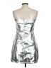 NOVA LUXE Metallic Silver Cocktail Dress Size XL - photo 2