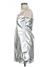 NOVA LUXE Metallic Silver Cocktail Dress Size XL - photo 5